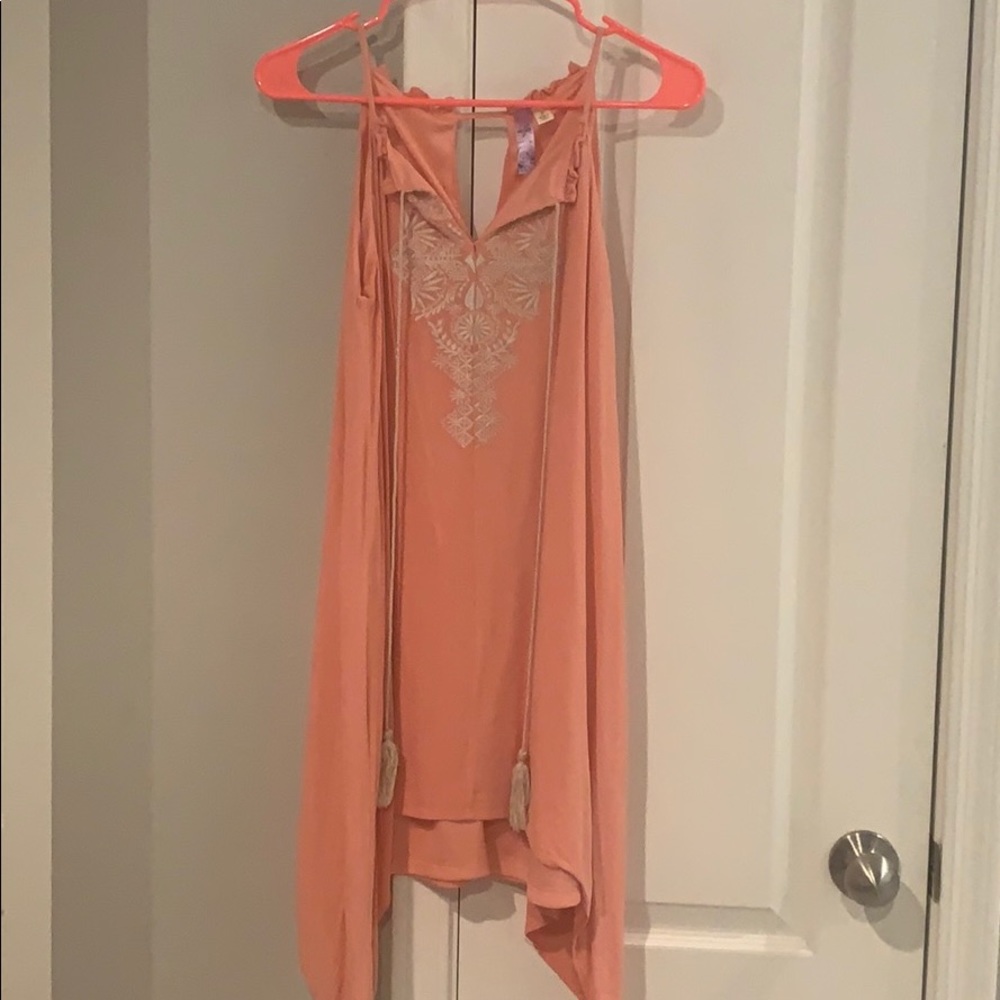 Peach dress